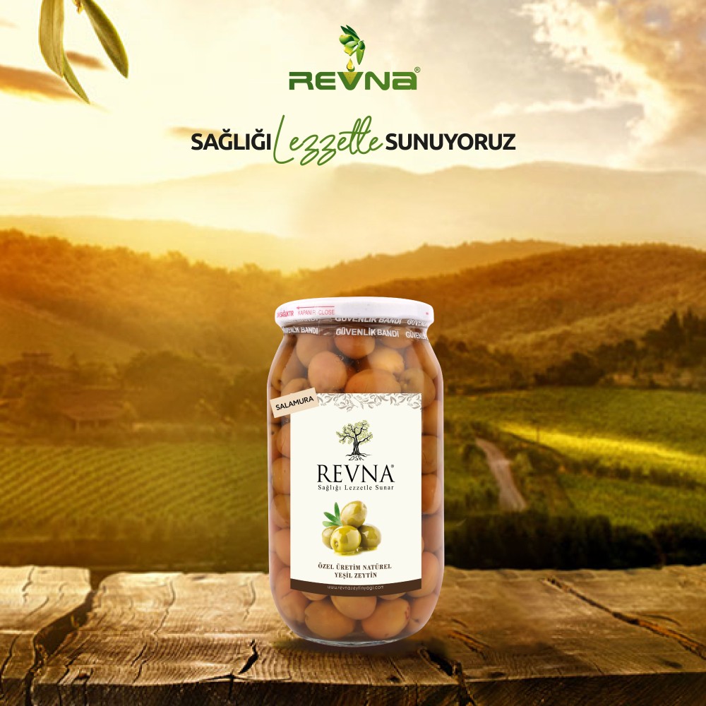 SALAMURA YEŞİL ZEYTİN 1000 CL