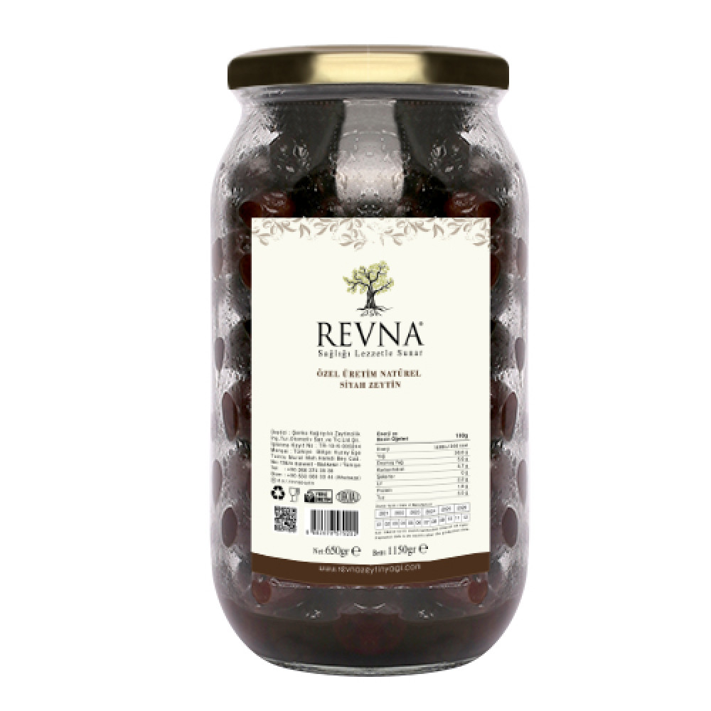 DOĞAL SİYAH YUVARLAMA ZEYTİN 1000 CC DOĞAL SİYAH YUVARLAMA ZEYTİN 1000 CC